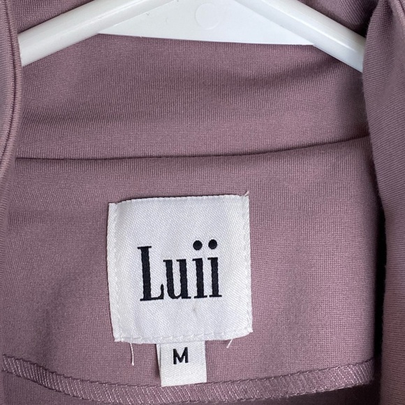 Luii Anthropologie Belted Full Zip Jacket Womens Size Medium High Neck - Picture 2 of 12